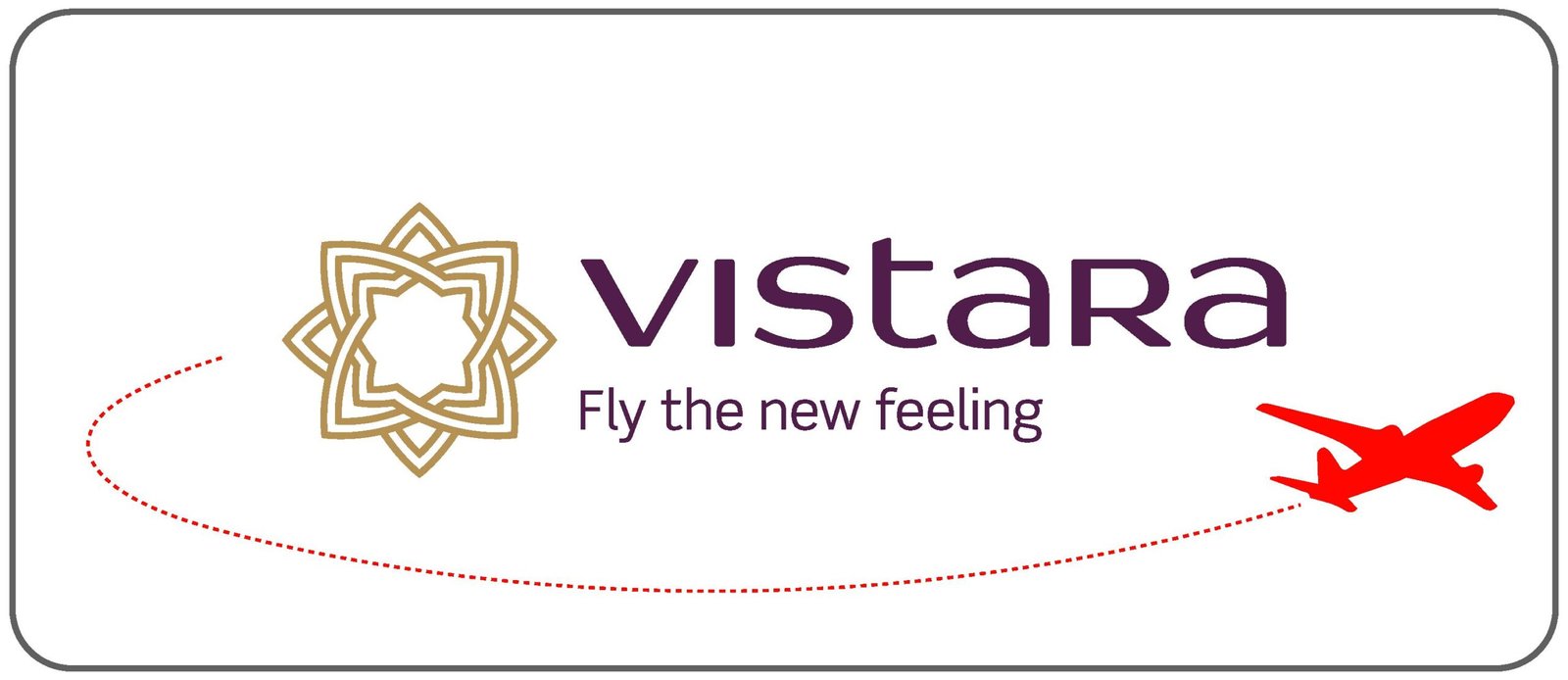 Vistara Airline Logo by skymakers